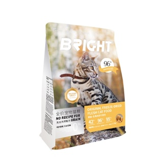 BRIGHT布兰德猫粮无谷低敏 高蛋白生骨肉猫粮  3%冻干  5KG装